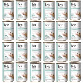 BRIT Veterinary Diet Struvite Turkey&Pea na schorzenia dróg moczowych dla psa 24x400 g