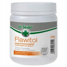 FLAWITOL DLA SZCZENIĄT  DUŻYCH RAS 200 TABL