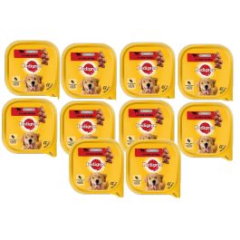 PEDIGREE Adult tacka 10x300 g mokra karma dla psów z wołowiną i wątróbką w musie
