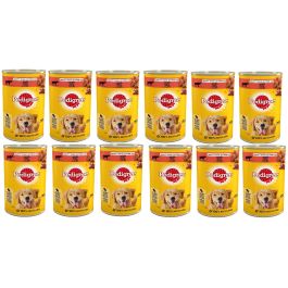 PEDIGREE Adult puszka 12x1200g mokra karma pełnoporcjowa dla dorosłych psów z wołowiną w galaretce