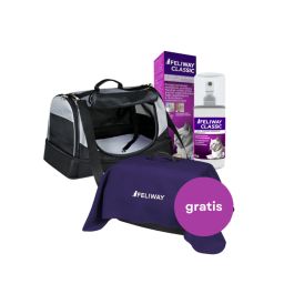 TRIXIE Box transporter dla psa lub kota 55 x 40 x 40 cm 3.5 kg + FELIWAY Classic Spray + kocyk GRATIS