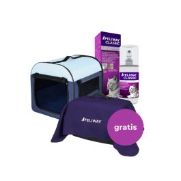 TRIXIE Box transporter nylonowy 60 x 50 x 50 cm 7 kg + FELIWAY Classic Spray + kocyk GRATIS