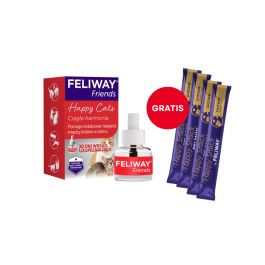FELIWAY Friends Wkład feromony na konflikty między kotami + 4x kremowa przekąska GRATIS