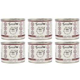 GUSSTO Cat Fresh Wild Boar mokra karma dla kotów dzik 6x200 g