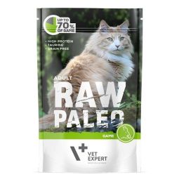 VET EXPERT RAW PALEO Adult game 100 g mokra karma dziczyzna