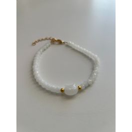 Bransoletka z białą głową kotka