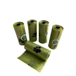 Woreczki na psie odchody, 5 rolek / 75 worków