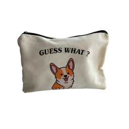 Kosmetyczka z corgi Guess What? 22x15 cm