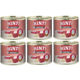 RINTI Sensible Wołowina z ryżem 6x185 g
