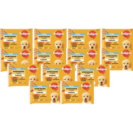 PEDIGREE Junior Wybór Smaków z ryżem saszetki 52x100 g mokra karma pełnoporcjowa dla szczeniąt, kawałki z mieszanką wołowiny i wątróbki i ryżem, z kurczakiem i ryżem, w galaretce