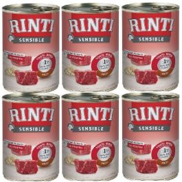 RINTI Sensible Wołowina z ryżem 6x400 g