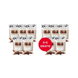 WOOLF Chicken And Rawhide Twister 10 x 100g suszona skóra owinięta kurczakiem (5+5 GRATIS)