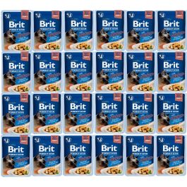 BRIT Premium By Nature Fillets in Gravy for Sterilized cats z kurczakiem 24x85g
