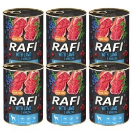 RAFI Lamb z jagnięciną mokra karma dla psa 6x800 g