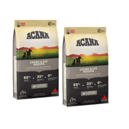 ACANA Light & Fit Dog 22.8 kg (2 x 11.4 kg)