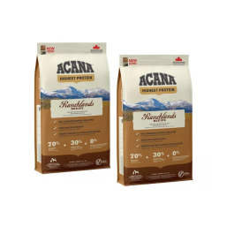ACANA Highest Protein Ranchlands Dog 22,8 kg (2 x 11,4 kg)
