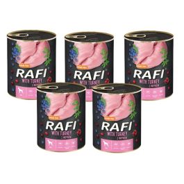 RAFI Turkey z indykiem 5 x 800 g mokra karma dla psa