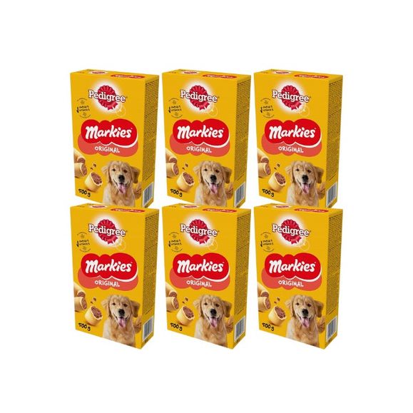 PEDIGREE Markies Original 6x500g chrupiące ciasteczka dla