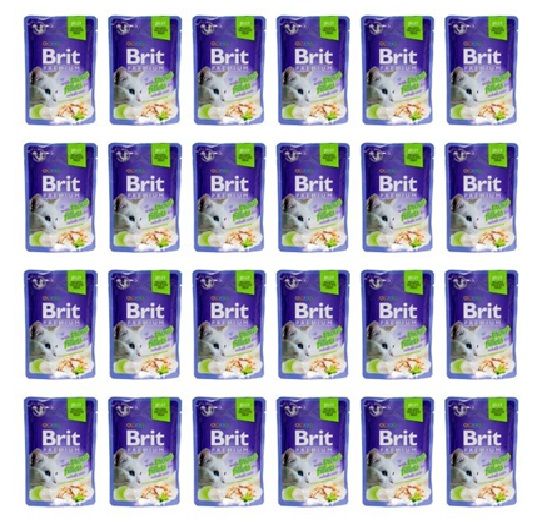BRIT Premium Cat  Fillets in Jelly mokra karma z pstrągiem dla kotów 24x85 g