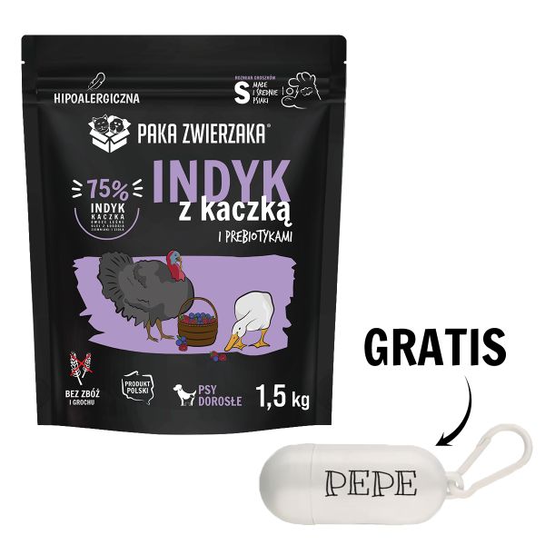 PAKA ZWIERZAKA Seventh Heaven Karma sucha Indyk i kaczka Mini 1,5 kg + woreczki GRATIS