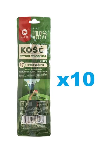 MACED 100% Natura Kość z szynki włoskiej 2 szt. x 10 op.
