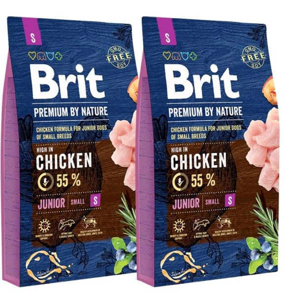 BRIT Premium By Nature Junior Small S 16 kg (2 x 8 kg)