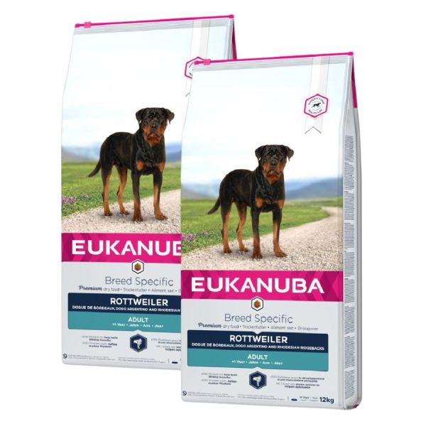 EUKANUBA Adult Breed Specific Rottweiler 24 kg (2 x 12 kg)