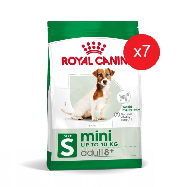 ROYAL CANIN Mini Adult 8+ 2 kg karma sucha dla psów starszych od 8 do 12 roku życia ras małych x 7