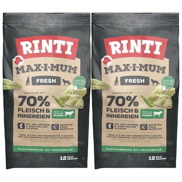 RINTI MAX-I-MUM Rumen ze żwaczami 2 x 12 kg