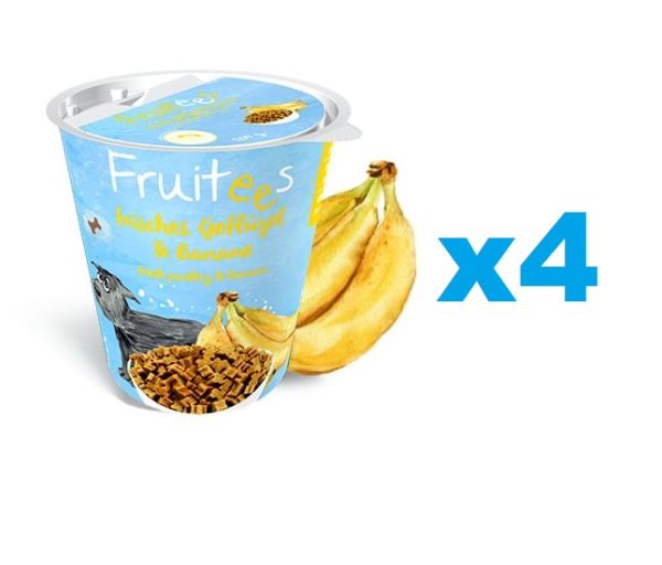 BOSCH Fruitees Banan trenerki dla psa 4 x 200 g