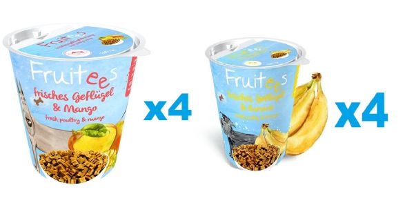 BOSCH Fruitees Drób i mango + Banan trenerki dla psa 8 x 200 g