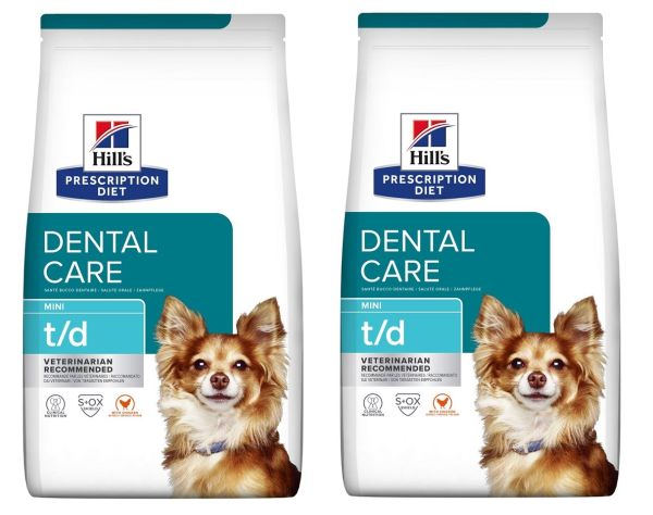 HILL'S Prescription Diet Dental Care t/d Mini 6 kg (2 x 3 kg)