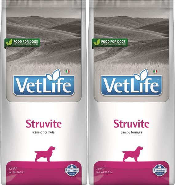 FARMINA Vet Life Struvite Dog karma dla psów z chorobami układu moczowego 2 x 12 kg