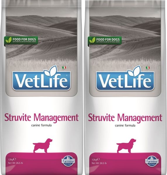 FARMINA Vet Life Struvite Management karma dla psa z chorobą układu moczowego 2 x 12 kg