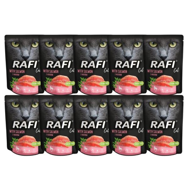 RAFI Cat mokra karma dla kota z łososiem 10x300 g