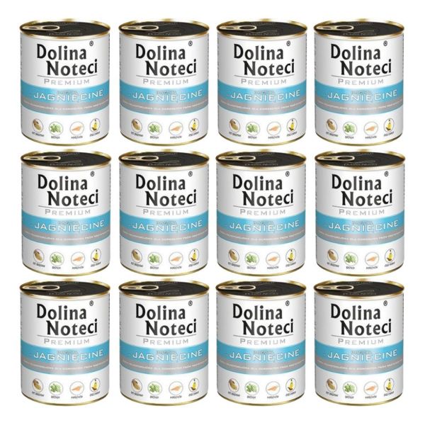 DOLINA NOTECI Premium Bogata W Jagnięcinę 12x800g