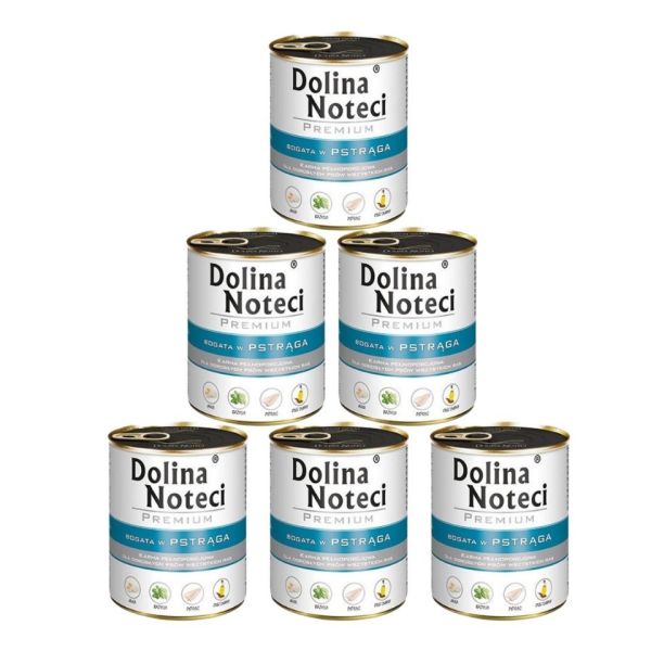 DOLINA NOTECI Premium Bogata W Pstrąga 6x800g