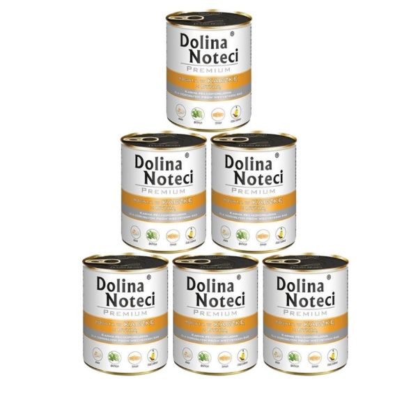 DOLINA NOTECI Premium Bogata W Kaczkę Z Dynią 6x800 g