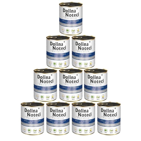 DOLINA NOTECI Premium Bogata W Dorsza Z Brokułami 10x800g