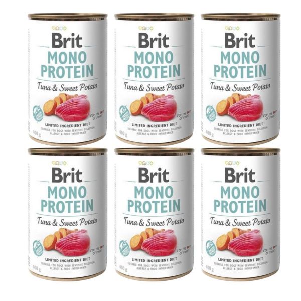 BRIT Mono Protein Tuna &amp; Sweet Potato 6x400 g monoproteinowa karma tuńczyk i batat