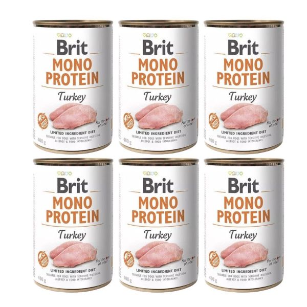 BRIT Mono Protein Turkey 6x400 g monoproteinowa karma indyk