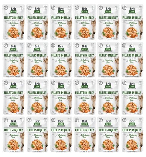 BRIT Care Fillets in Jelly tuńczyk saszetki dla kota 24 x 85 g