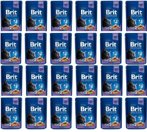 BRIT Premium Cat Adult Cod Fish dorsz saszetka dla kota 24 x 100g