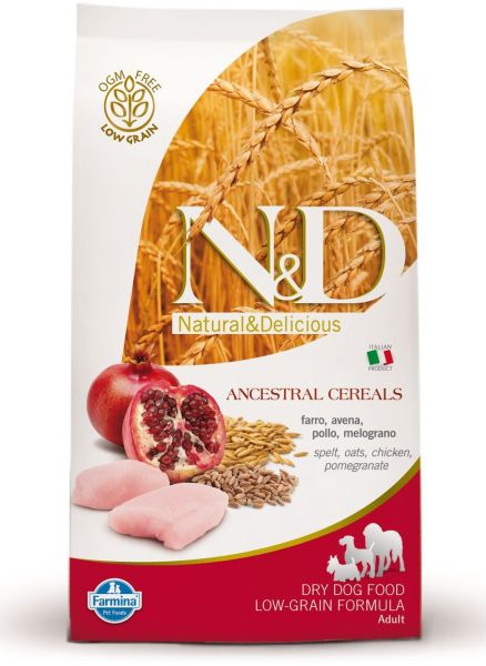 FARMINA N&amp;D low grain chicken &amp; pomegrante small dog 2.5 kg