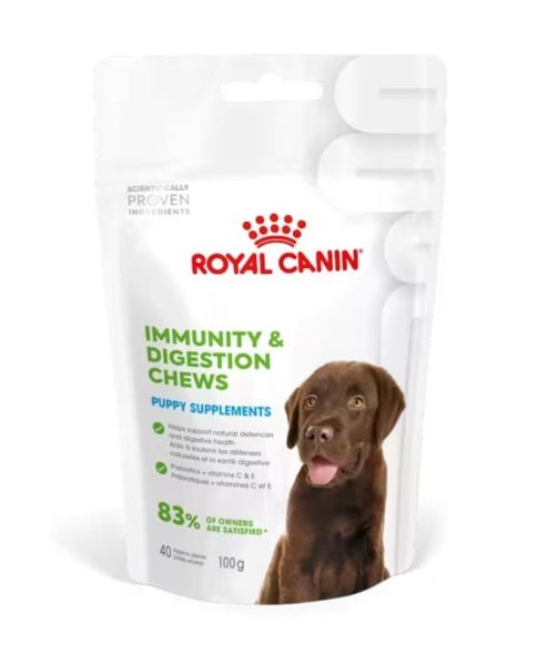 ROYAL CANIN Immunity Digestion Puppy Supplements 100g suplement na prawidłowe trawienie i odporność szczeniąt