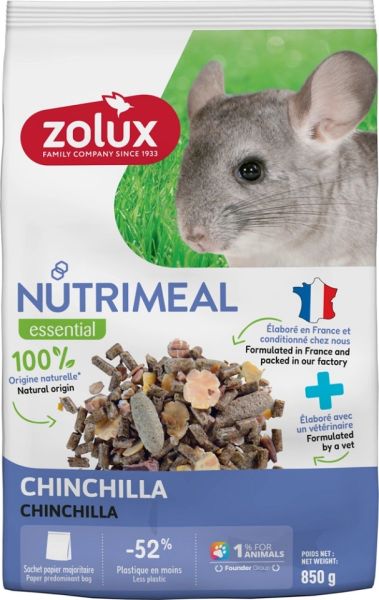 ZOLUX NUTRIMEAL 4 Karma mieszanka dla szynszyli 850 g