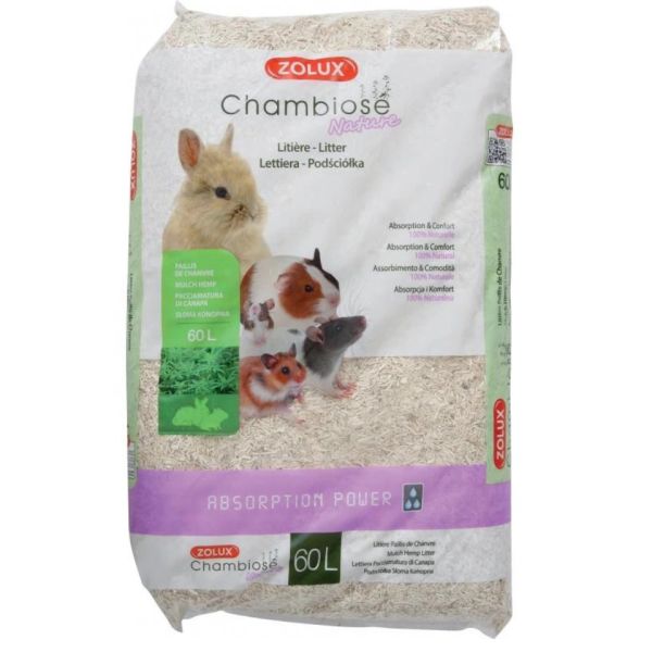 ZOLUX Podściółka Chambiose Nature dla gryzoni 60 l