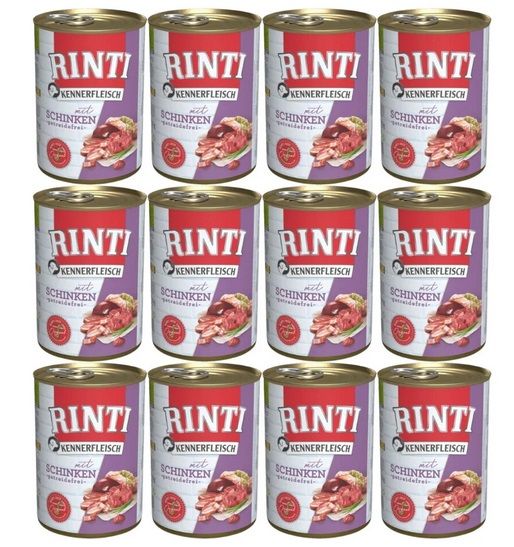 RINTI Kennerfleisch Ham z szynką 12x400 g