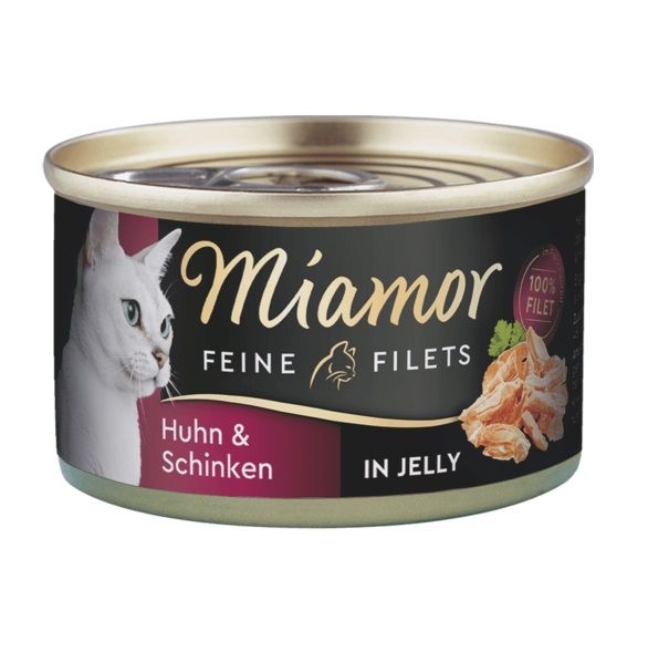 MIAMOR Feline Filets filety kurczaka i szynka 100 g