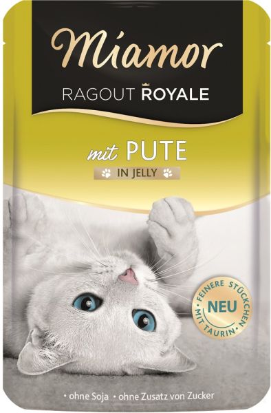 MIAMOR Ragout Royale in Jelly Turkey saszetka w galaretce indyk dla kotów 100 g